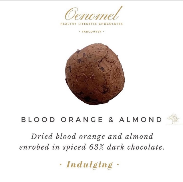 Blood Orange & Almond Oenomel Chocolate