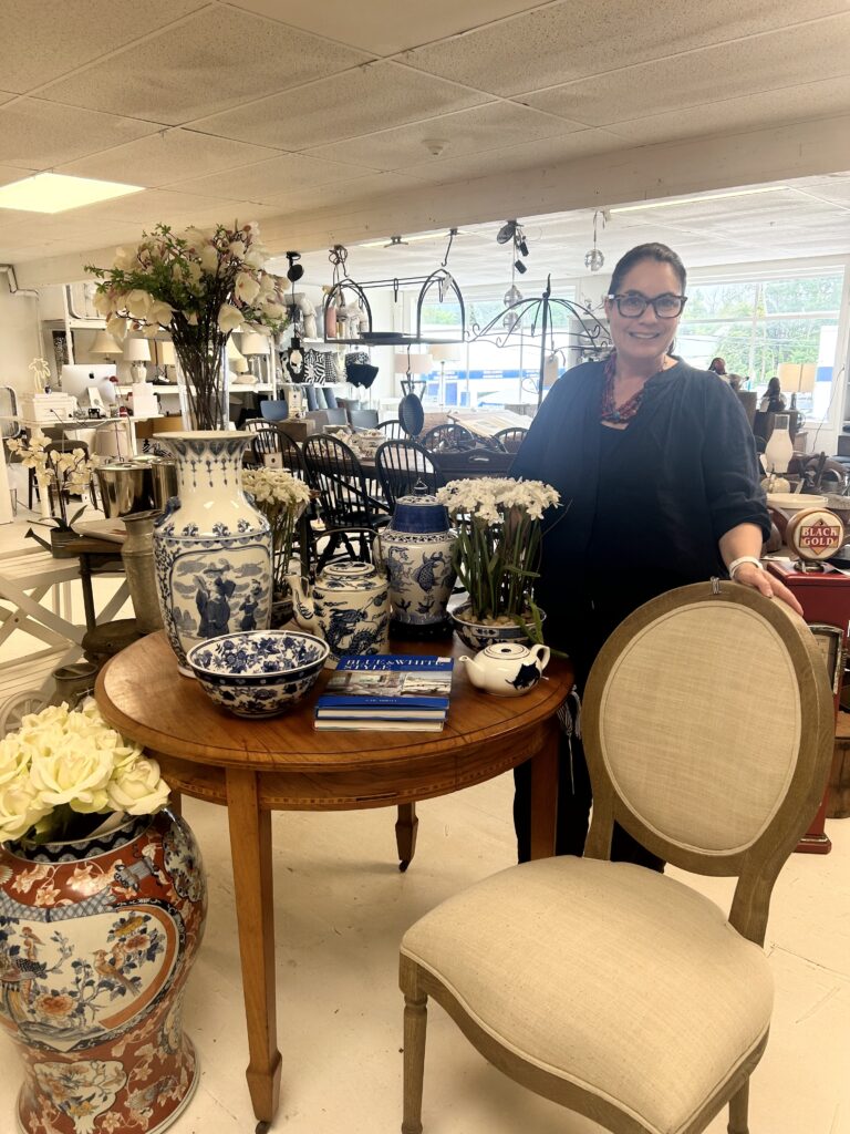 Tina Hamlin Beer at Coast with some of her picks and decor soulmates